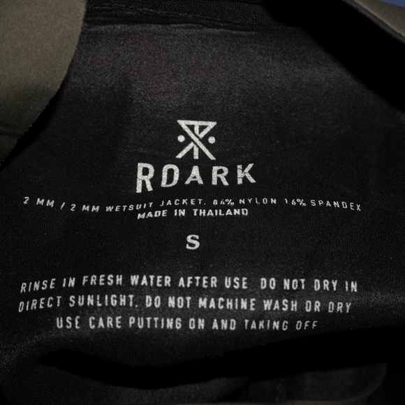 Roark Revival PRIVATEER WETSUIT JACKET Green Brown Size  Womens SMALL - Picture 10 of 10